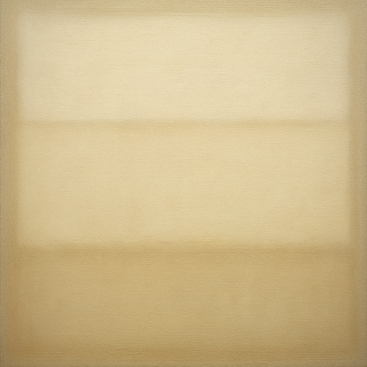 Oatmeal White & Pale Alabaster Monochrome Study No. 6 Oil Painting 100% Hand Painted Oil on Belgian Linen Canvas, Original Fine Art Wall Decor