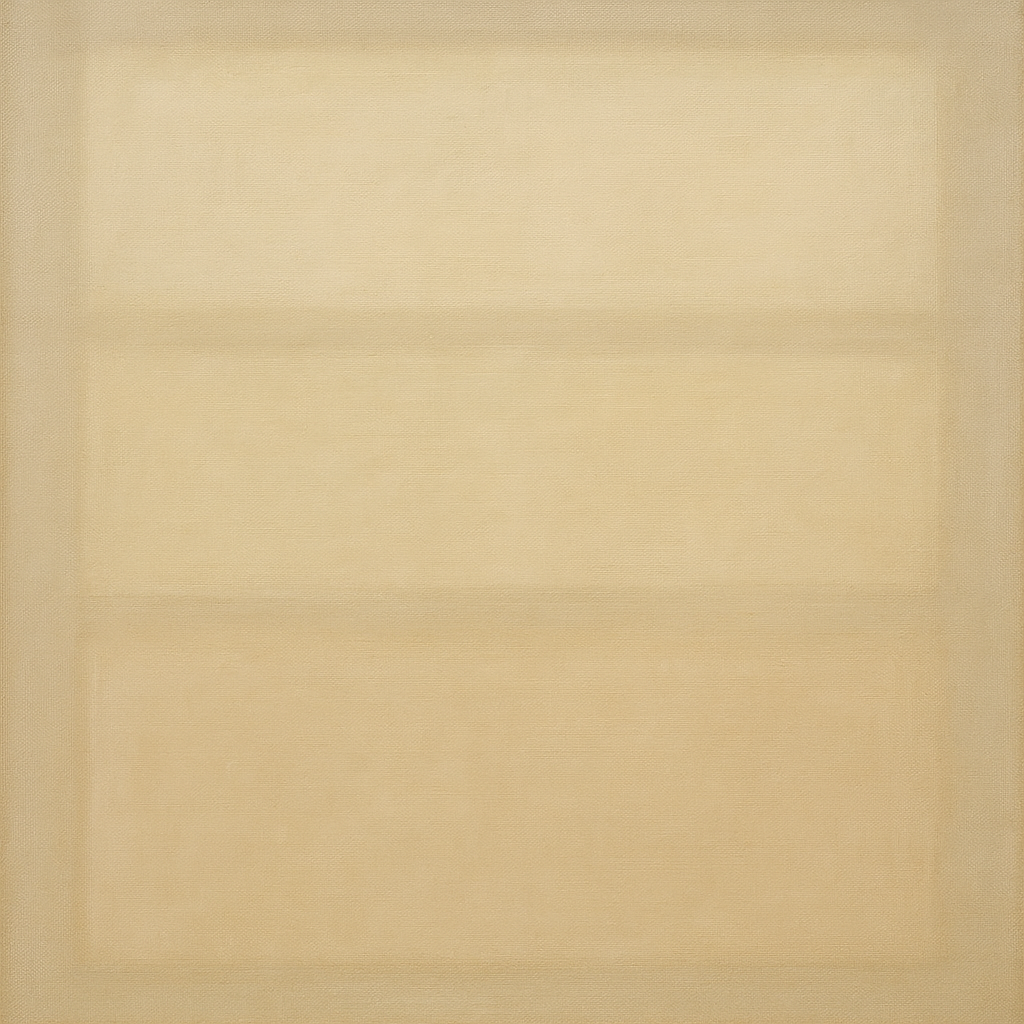 Oatmeal White & Pale Alabaster Monochrome Study No. 23 Oil Painting - View 1