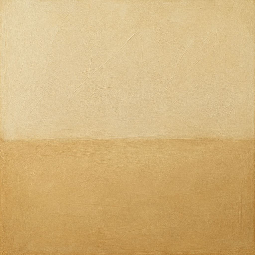 Earthy Raw Linen Texture Field No. 4 - Modern Fine Art Oil Painting - View 1