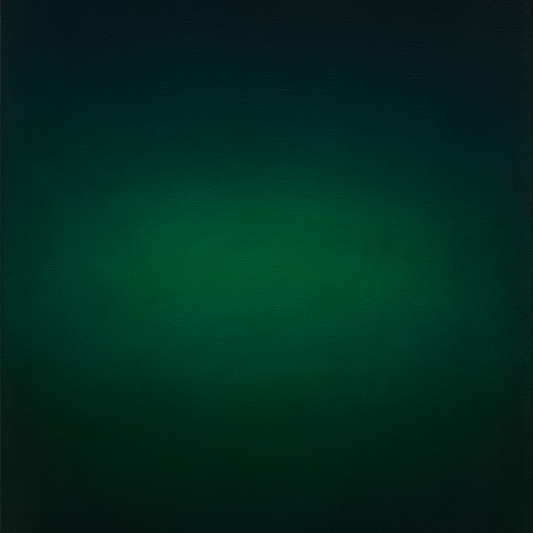Midnight Teal & Deep Malachite Gradient No. 3 Oil Painting - View 1
