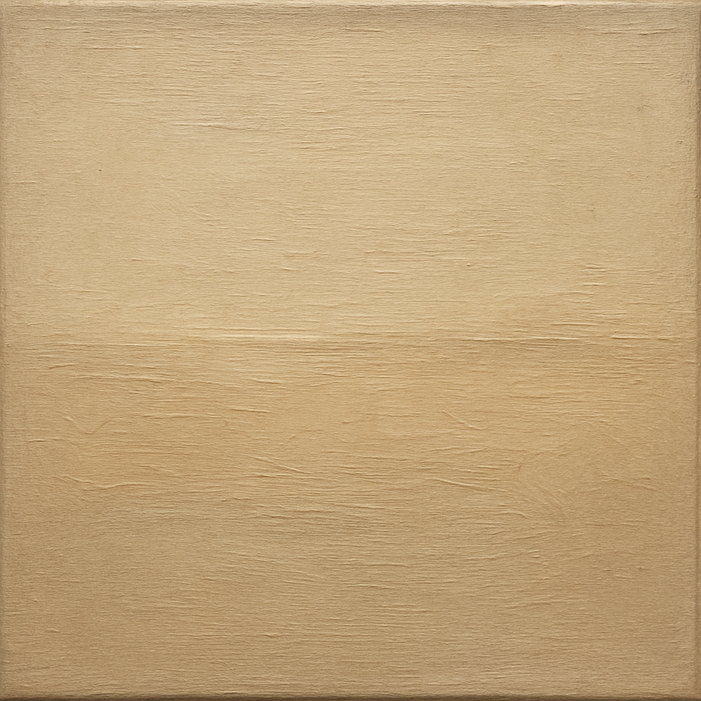 Earthy Raw Linen Texture Field No. 4 - Modern Fine Art Oil Painting - View 1