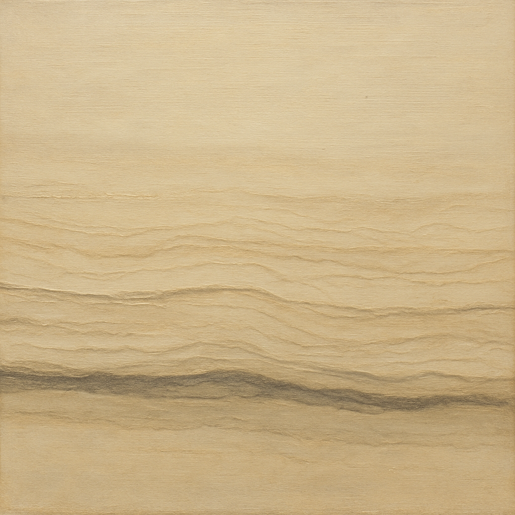 Raw Limestone Horizon & Washed Linen No. 10 Oil Painting 100% Hand Painted Oil on Belgian Linen Canvas, Original Fine Art Wall Decor