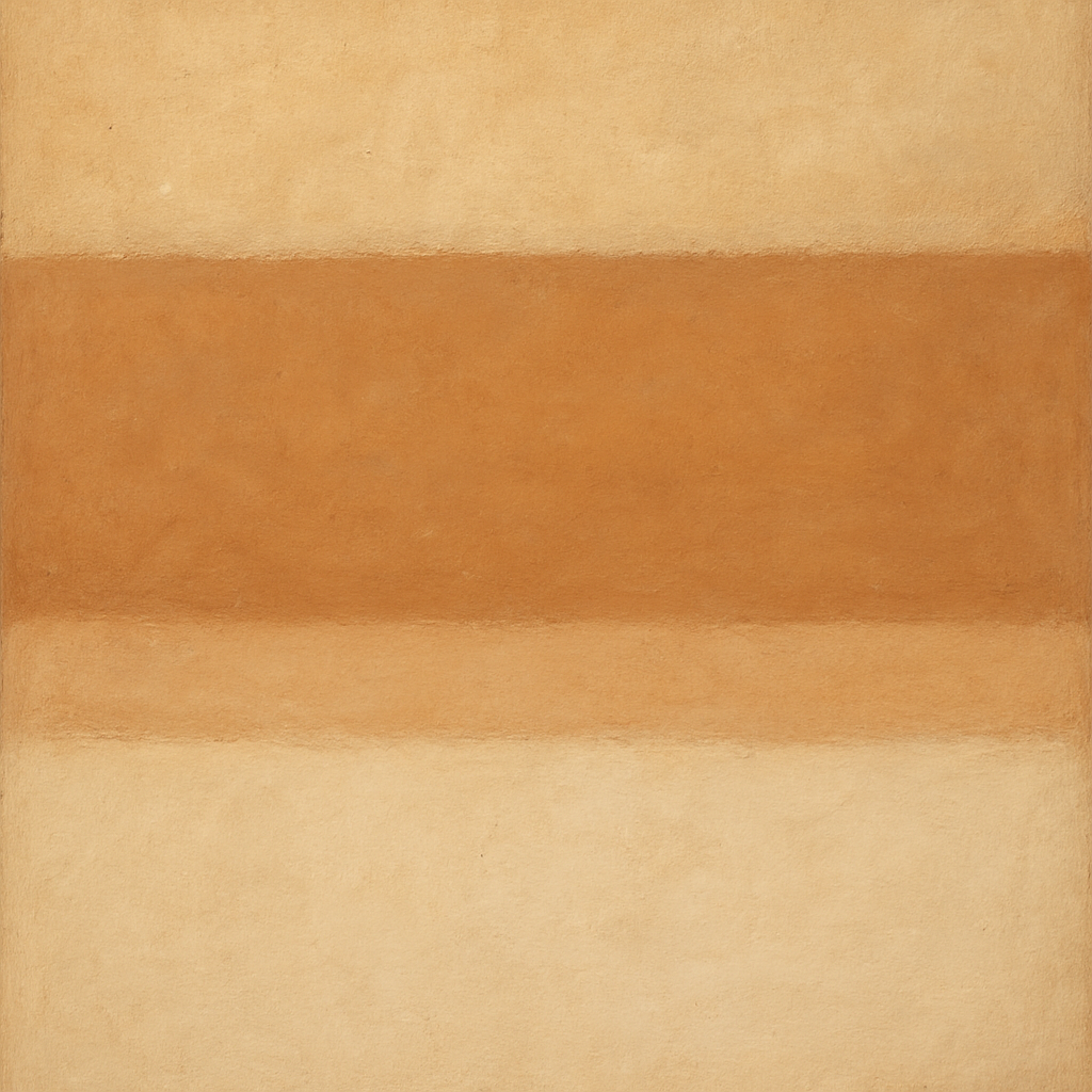 Aged Plaster & Sand Horizon No. 2 - Modern Fine Art Oil Painting - View 1