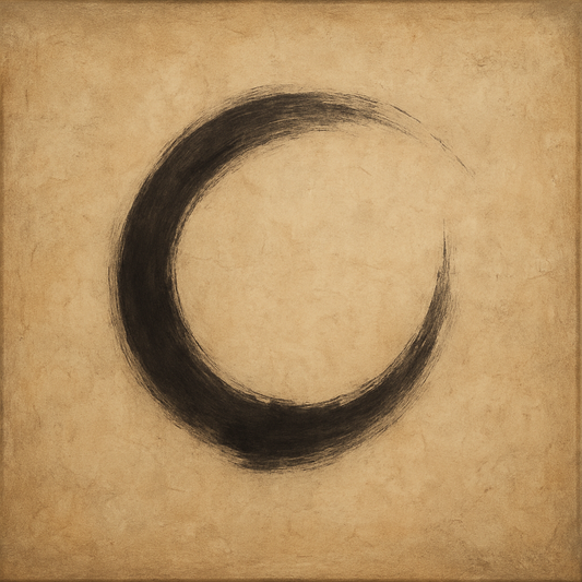Aged Rice Paper & Charcoal Calligraphic Balance No. 25 Oil Painting 100% Hand Painted Oil on Belgian Linen Canvas, Original Fine Art Wall Decor