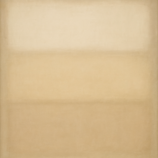 Oatmeal White & Pale Alabaster Monochrome Study No. 10 Oil Painting 100% Hand Painted Oil on Belgian Linen Canvas, Original Fine Art Wall Decor
