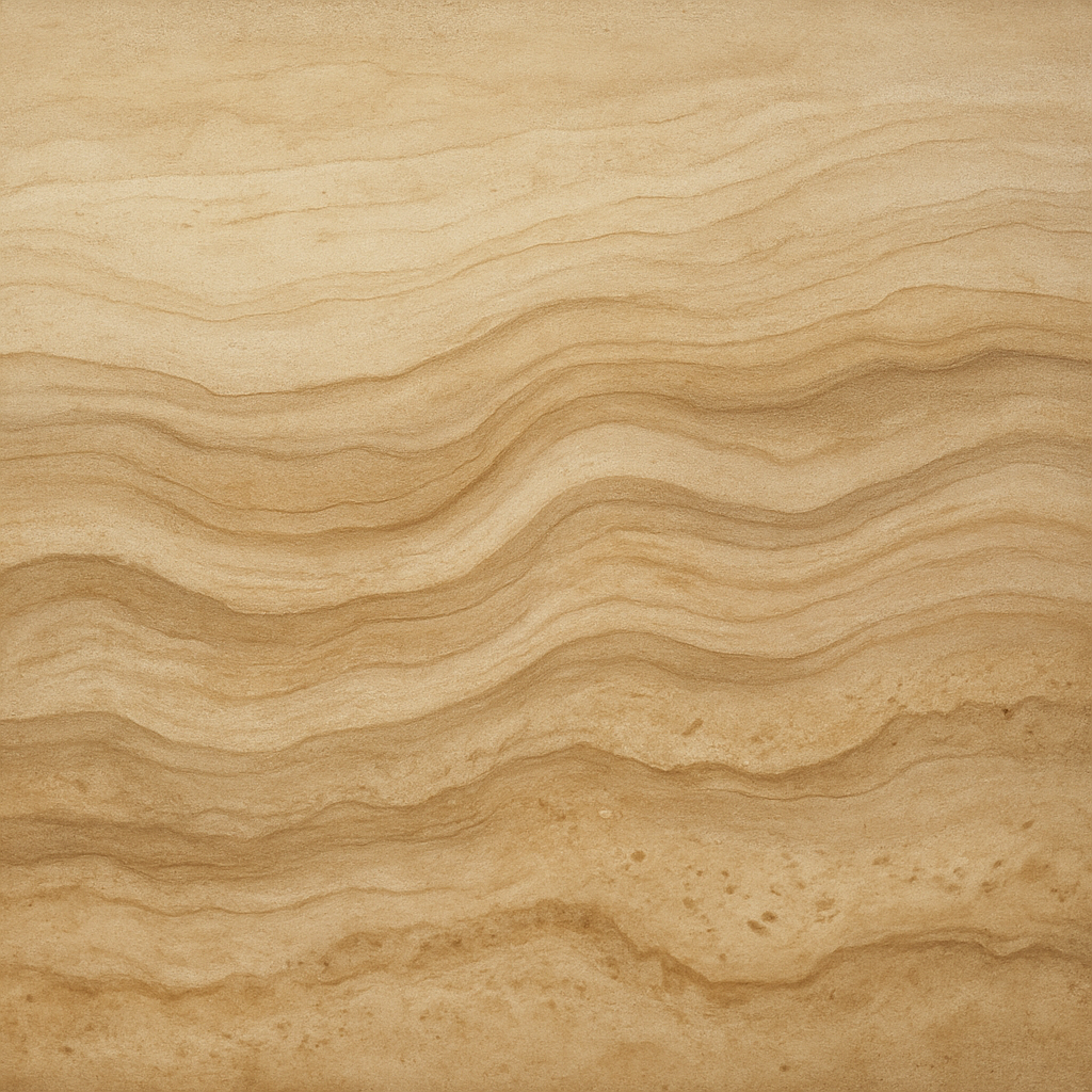 Weathered Mineral Sediments in Warm Ecru No. 10 Oil Painting 100% Hand Painted Oil on Belgian Linen Canvas, Original Fine Art Wall Decor