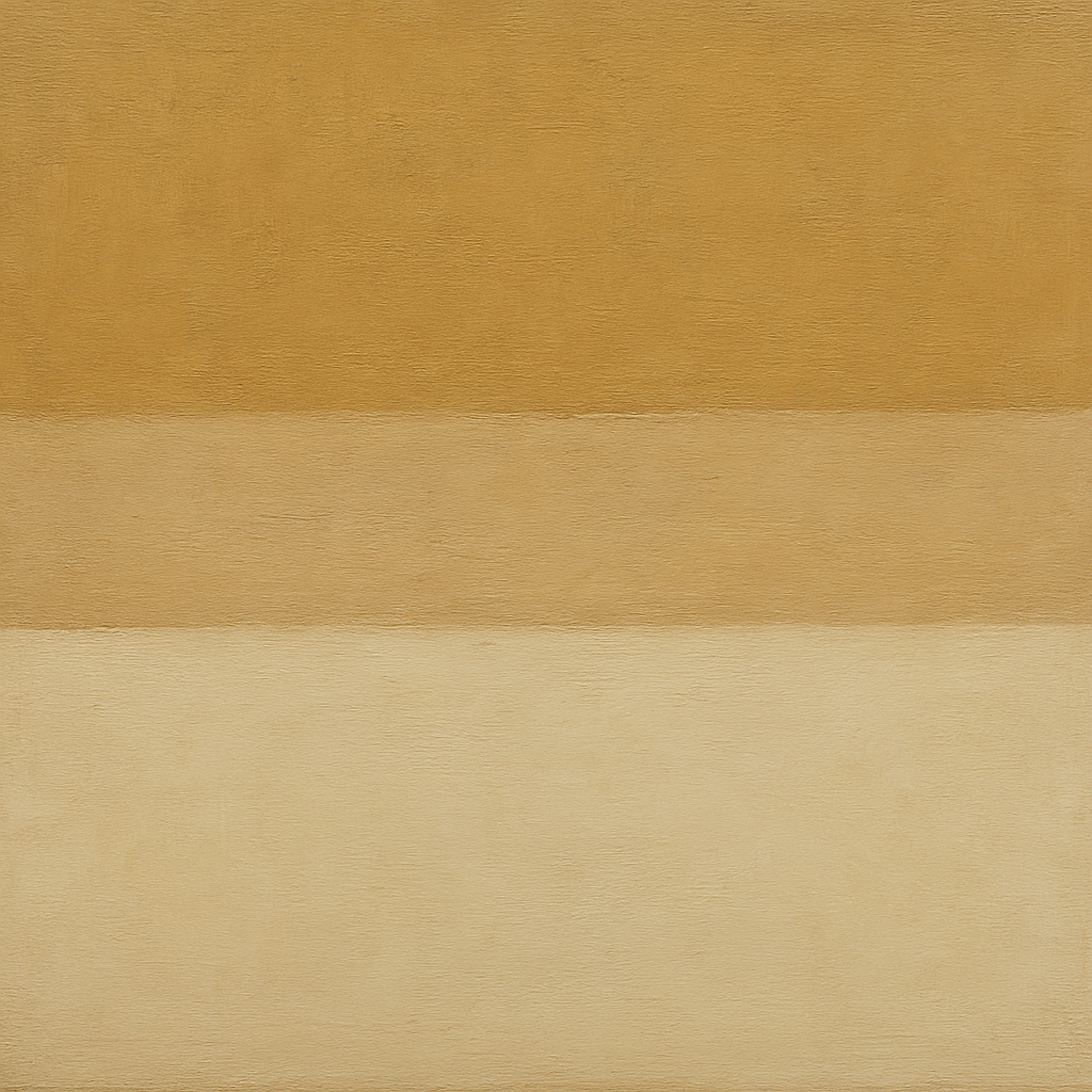 Aged Plaster & Sand Horizon No. 2 - Modern Fine Art Oil Painting - View 1