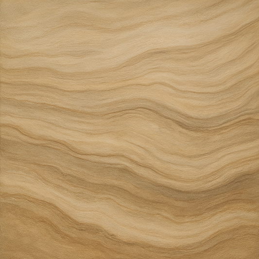 Weathered Mineral Sediments in Warm Ecru No. 20 Oil Painting - View 1