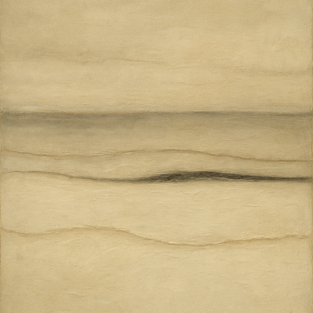 Raw Limestone Horizon & Washed Linen No. 19 Oil Painting 100% Hand Painted Oil on Belgian Linen Canvas, Original Fine Art Wall Decor