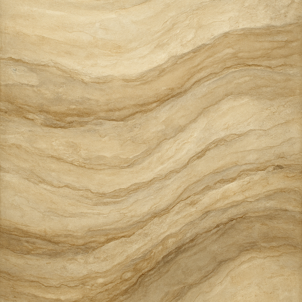 Weathered Mineral Sediments in Warm Ecru No. 23 Oil Painting - View 1