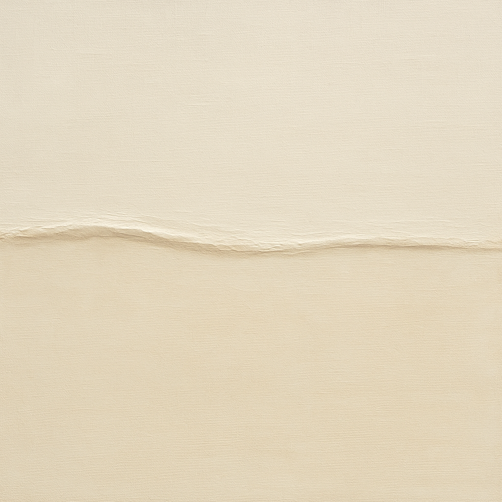Minimalist White Horizon Band No. 7 - Modern Fine Art Oil Painting - View 1