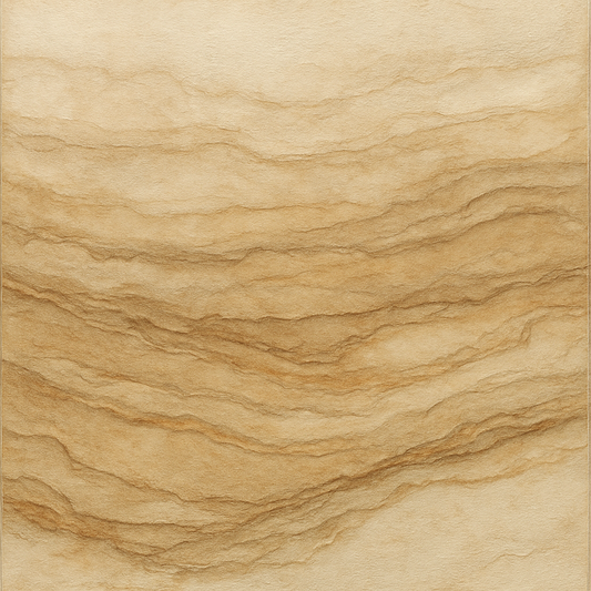 Weathered Mineral Sediments in Warm Ecru No. 2 Oil Painting 100% Hand Painted Oil on Belgian Linen Canvas, Original Fine Art Wall Decor