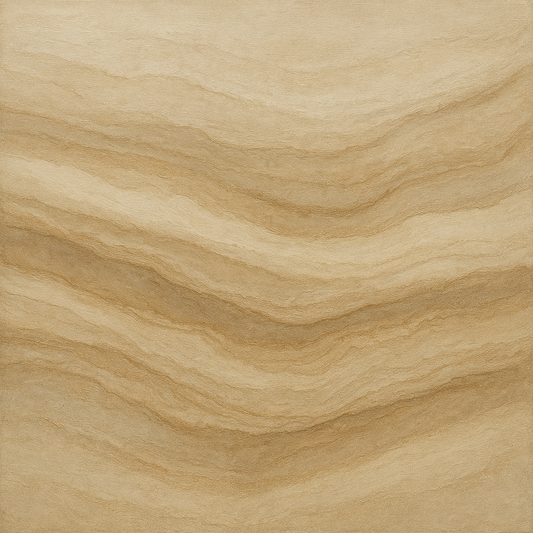 Weathered Mineral Sediments in Warm Ecru No. 30 Oil Painting 100% Hand Painted Oil on Belgian Linen Canvas, Original Fine Art Wall Decor
